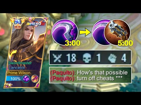 2 BUILDS IN 5 MINUTES!! | GLOBAL LANCELOT FAST HAND COMBO + ULTRA AGGRESSIVE GAMEPLAY!🔥 | MLBB