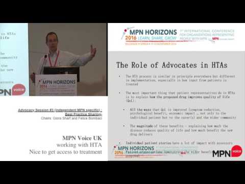 Advocacy session #3 Best practice MPN Voice UK