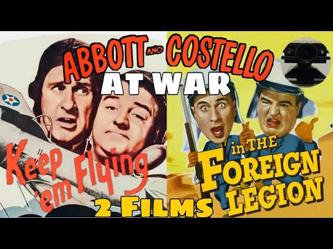 Abbott And Costello "At War" Double Bill 4!! "Keep 'Em Flying" And "In The Foreign Legion"