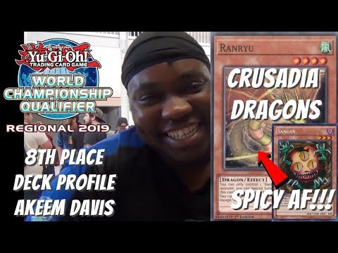 Yugioh Tulsa, OK Regional 8th Place Deck Profile - Crusadia DRAGONS?! FT. Ranryu - Akeem Davis