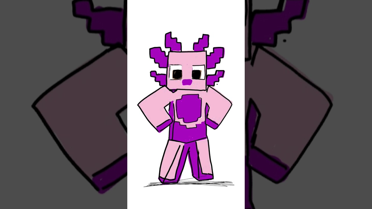 Mongo, Wudo, Tina, Axy, and Benny FanArts!! #Minecraft #Fanart #Shorts #Art