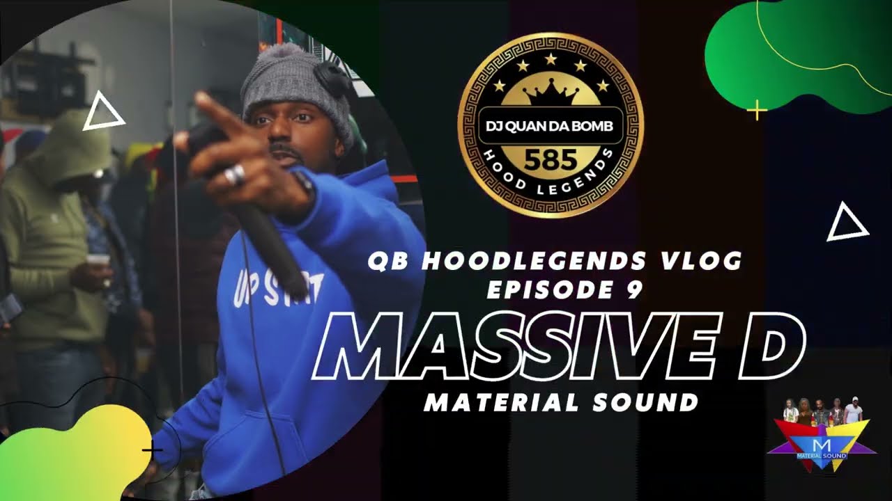Quan Da Bomb x Trap Aid Presents... Hood Legends Vlog Ep 9 - Massive D of Material Sound