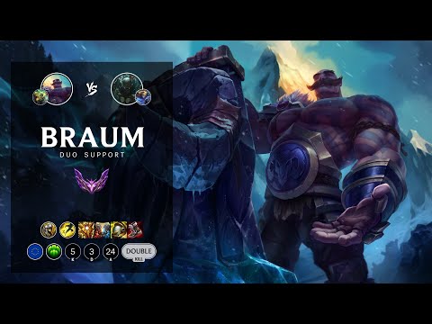 Braum Support vs Pyke - EUW Master Patch 12.8