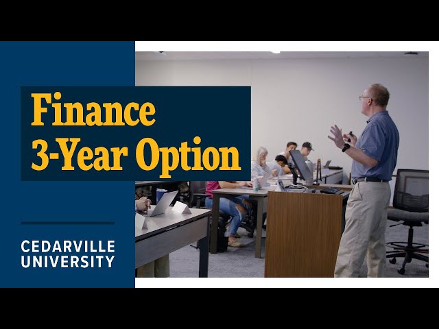 Thumbnail for video titled: Why Study Finance at Cedarville University?