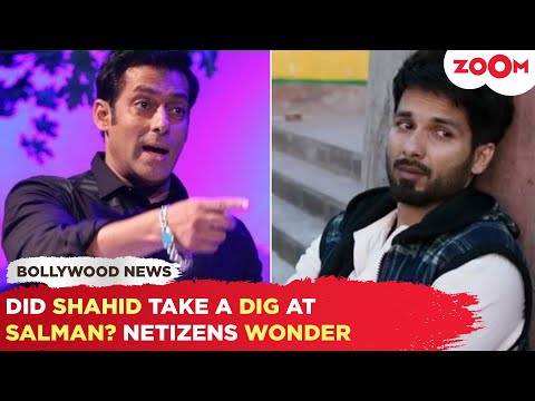 Did Shahid Kapoor take a SUBTLE dig at Salman Khan? Actor CLARIFIES, 'If i want to take a dig...'