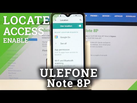 ULEFONE Note 8P - How to Turn On & Location Mode