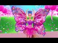 Žaislinė lelė Mattel Barbie Dreamtopia drugelis, HXJ10