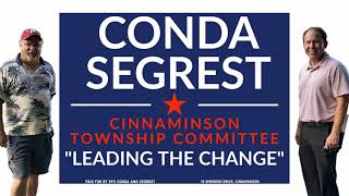 Vote For Conda & Segrest as Cinnaminson Township Committee
