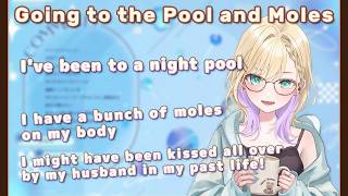 Getting Hit On the Pool and Moles From a Past Life [ VSPO! / Kurumi Noah ] [ ENG Sub ]