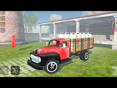 LPG Gas Cylinder Delivery To Mountain  - Pickup Truck Driving Simulator Offroad 2020 Gameplay HD