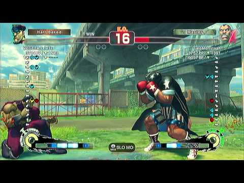 VEGETA X JeTs ( Bison ) vs GeoMonstaah ( Balrog ) SSF4 AE