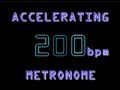 Metronome Speed Ramp 96 200 Bpm Crush Guitar Drum Speed Going Slow To Fast