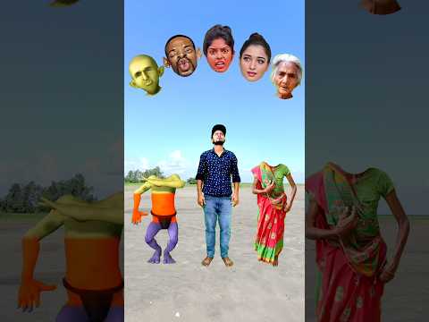 Dome tu cosita jocker, old buddhi & me head matching game with tu Radha meri 😍main shyam tera song