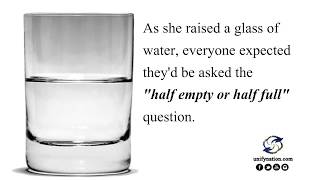 A Clever Lesson In Stress Management | Remember to put the Glass Down