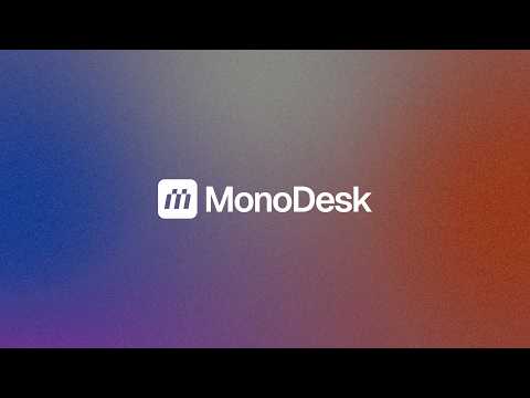 MonoDesk 소개 영상