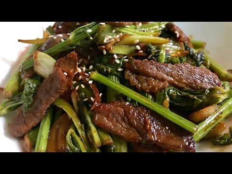 How to make start fry buff with celery (simple way