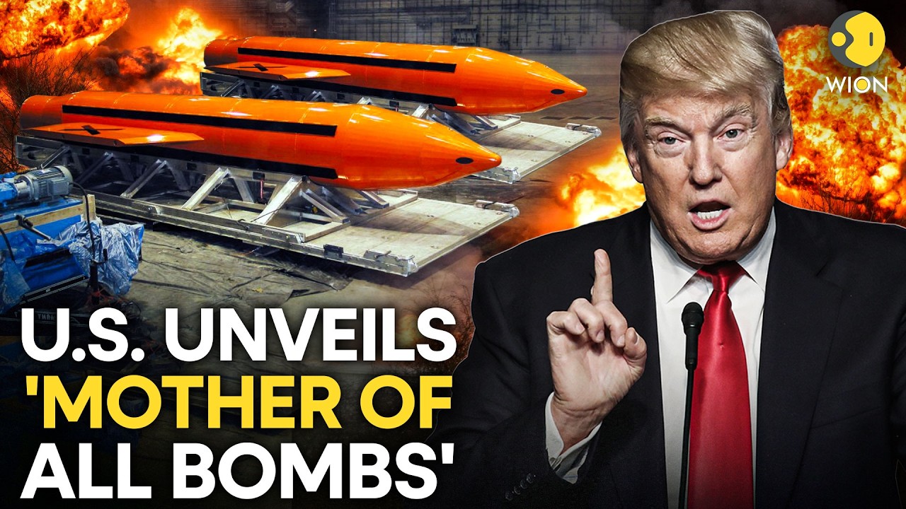 US-Iran War LIVE: US Preparing MEGA Strike On Iran? Trump Unveils ‘MOTHER OF ALL BOMBS’ | WION Live