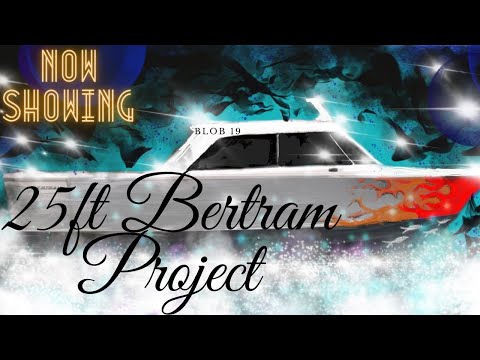 25ft Bertram Project (Blob 19) 2yrs of work in 14mins, boat restoration