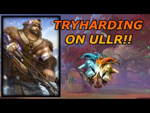TRYHARDING ON ULLR FOR THE FIRST TIME EVER - Grandmasters Ranked 1v1 Duel - SMITE
