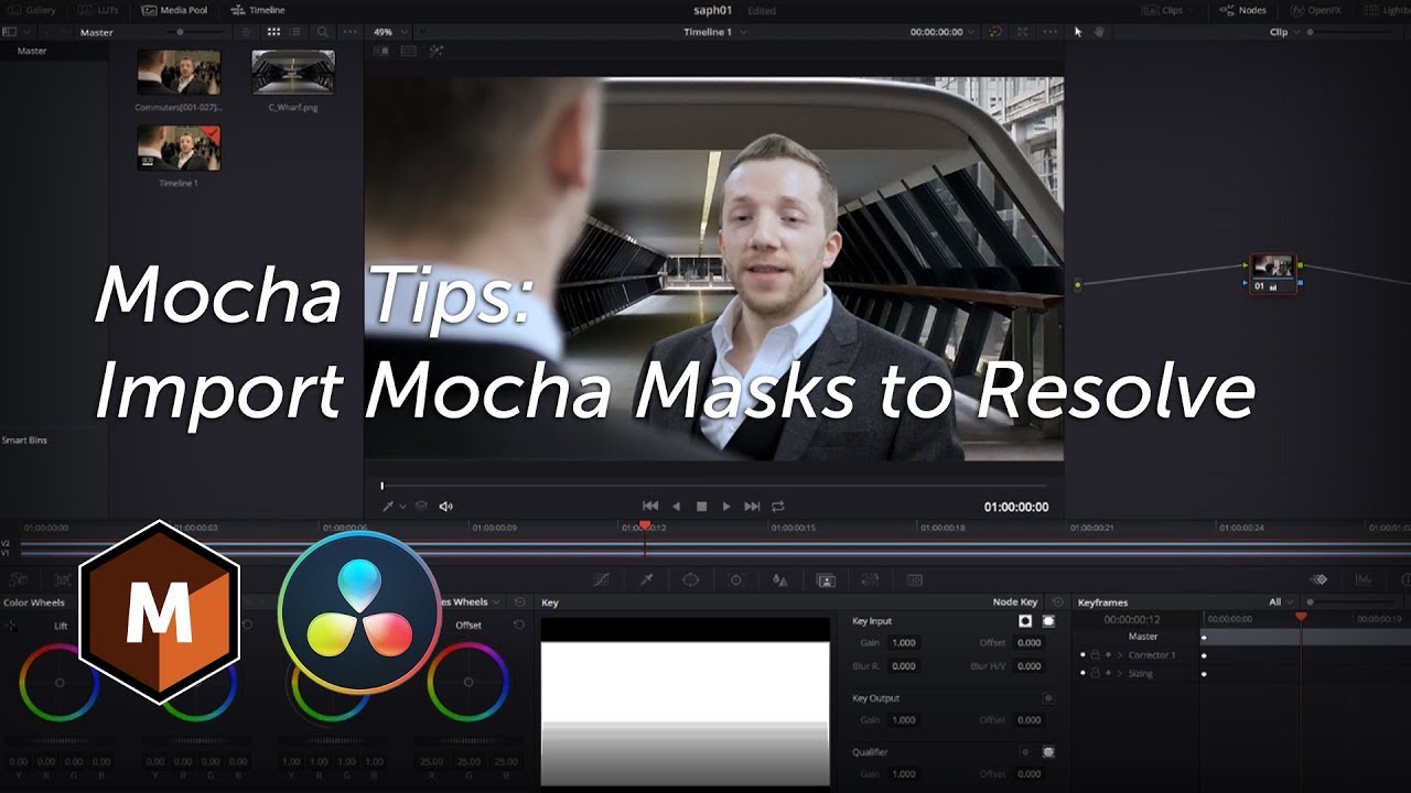 DaVinci Resolve Tip: Import Mocha Masks