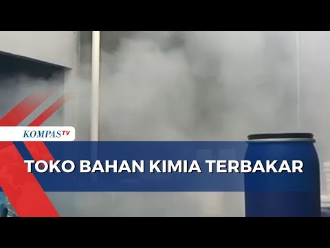 Diduga Korsleting, Toko Bahan Kimia di Serpong Tangerang Ludes Terbakar