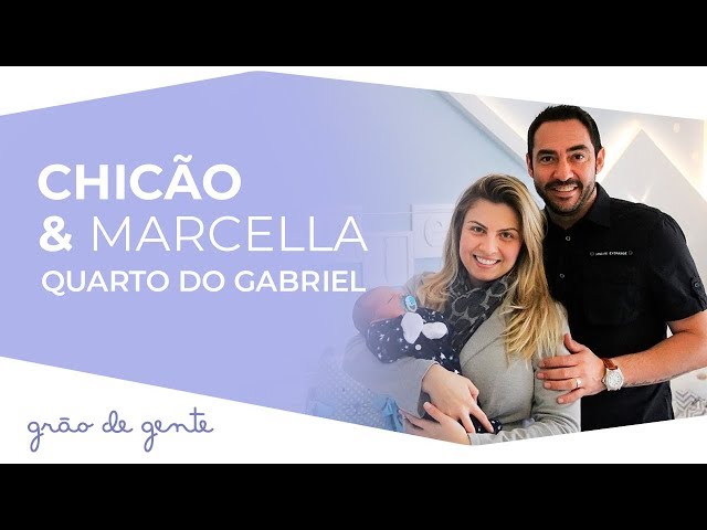 Quarto de Bebê Amiguinhos é escolha do jogador Chicão e sua esposa Marcella