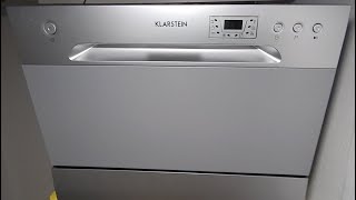 Klarstein Countertop Dishwasher (10028325) || Unboxing, Setup & Review
