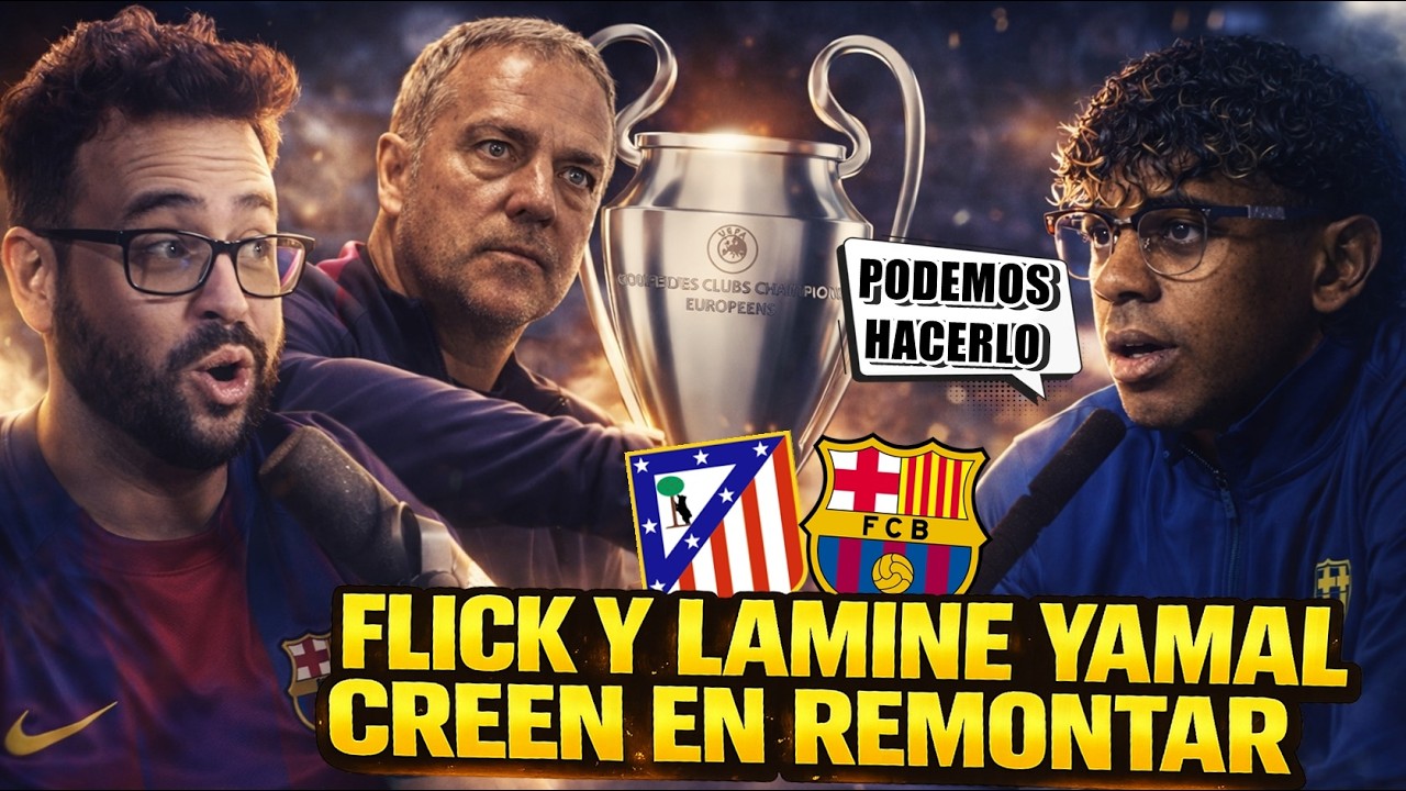 FLICK y LAMINE YAMAL hacen la MEJOR RUEDA de PRENSA de la HISTORIA "¡PODEMOS REMONTAR"!