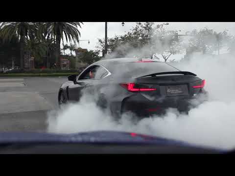 Lexus RCF 5.0 v8 Burnout