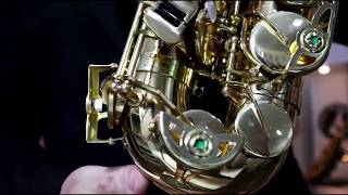 Video thumbnail for ELKHART SERIES II alto sax - (1029361) by CURLY WOODWIND
