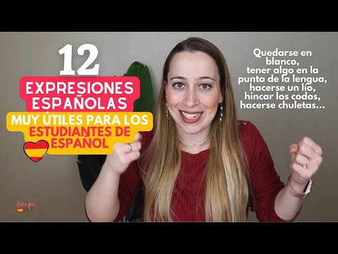 EXPRESIONES ESPAÑOLAS muy ÚTILES para ESTUDIANTES de español