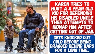 Karen Attempts To Kidnap A 4 Year Old Boy After He Called Her Out For Attacking His Disabled Uncle..