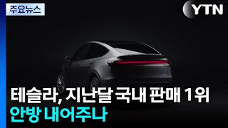 테슬라, 지난달 국내 판매 1위...안방 내어주나 / YTN