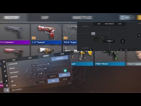 New settings+inventory🔥✨️|Samsung a03|Standoff 2 0.23.1