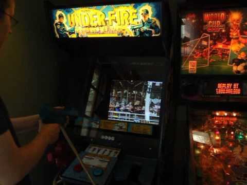 Taito Under Fire (arcade sample play)