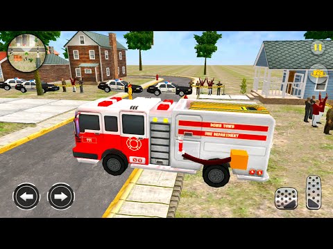911 Emergency Rescue Service - Firefighter Driver Simulator - Android Gameplay
