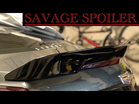 Cadillac CTS spoiler (Savage Cadillac)