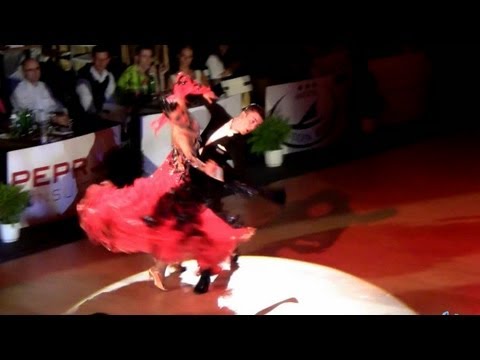 David Odstrcil - Tara Bohak, Brno Open 2012, WDSF int. open standard, final - solo quickstep