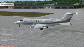 FSX: Steam Edition - Multiplayer Live Stream Learjet Fail Las Vegas & Sports Fun over Las Vegas