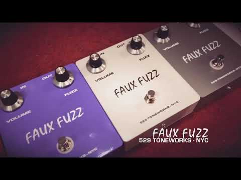 Faux Fuzz NKT Germanium Pedal Vintage Newmarket Transistors - 1966 Arbiter Fuzz Face Clone - Purple image 7