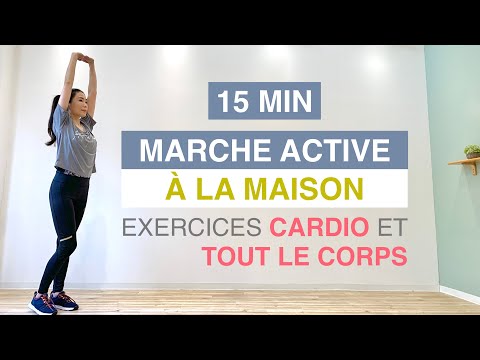 15 MIN ACTIVE WALKING " CARDIO & FULL BODY EXERCISES"