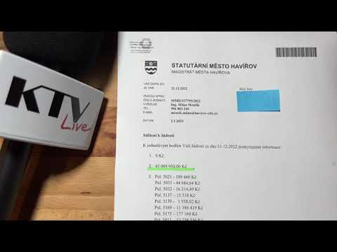 Kam šly peníze z rozpočtu města Havířova ve výši 45.069.950,06 Kč?  - 17.1.2023