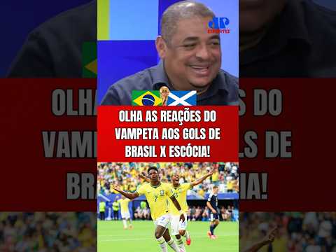 O VINI JR É FO**! REAÇÕES DO VAMPETA AOS GOLS DE BRASIL X ESCÓCIA NA COPA DO MUNDO!