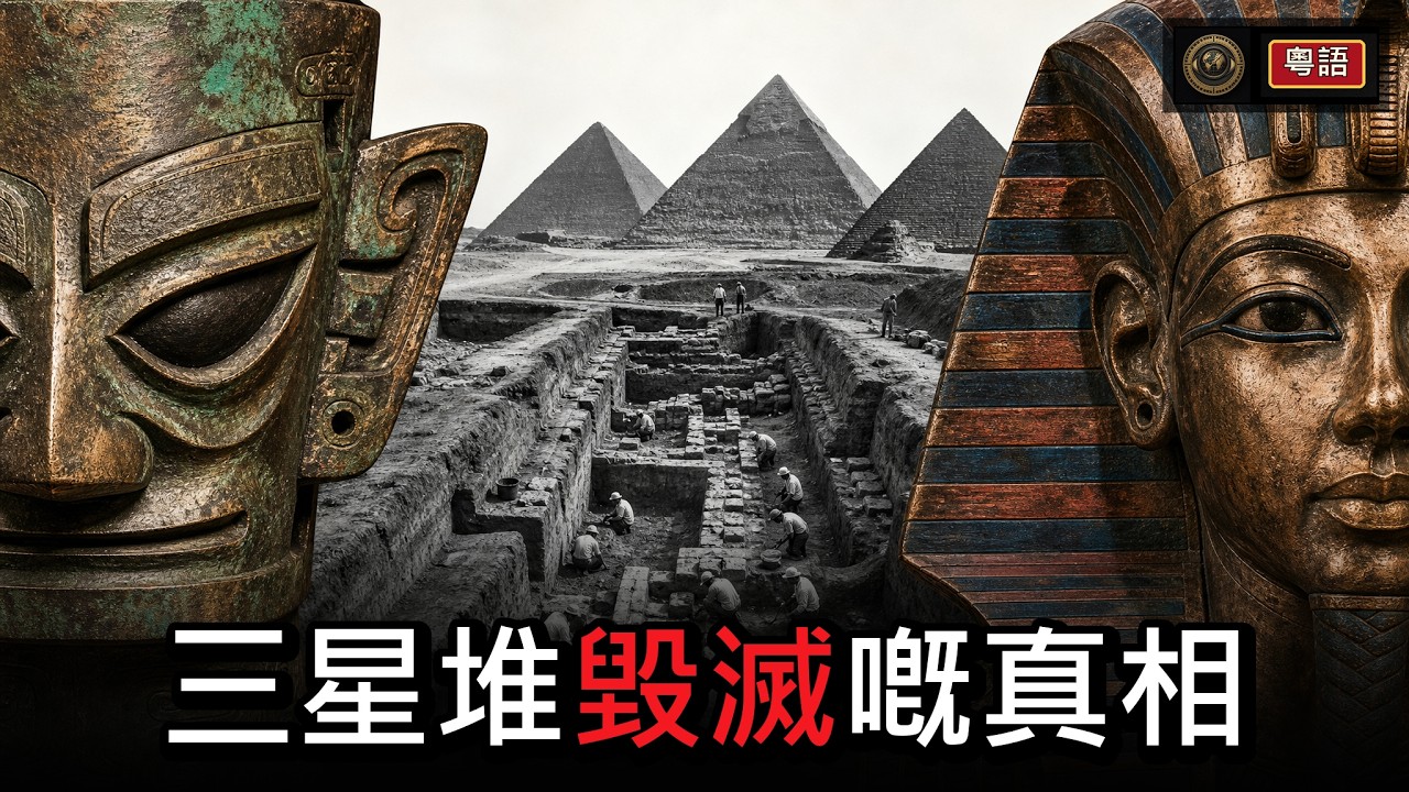 【廣東話】三星堆嘅終極真相：由邊度嚟？文字去咗邊度？點解會一夜之間突然消失？ #粵語歷史 #世界歷史  #三星堆 #古蜀文明 #考古懸案 #文明之謎 #粵語紀錄片 #陳仔睇世界