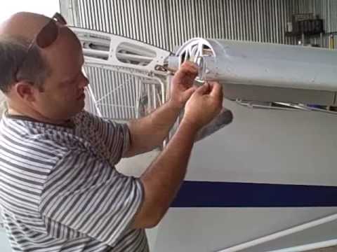 Pilot Giovanni Day Kitfox IV 912 Fold Wings for Tranport 8-1