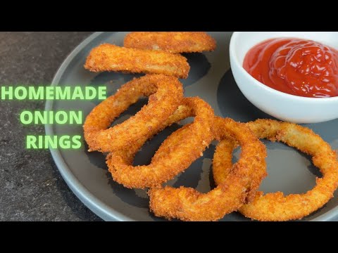 Homemade Onion Rings | How to Make Crispy Onion Rings | Recipe