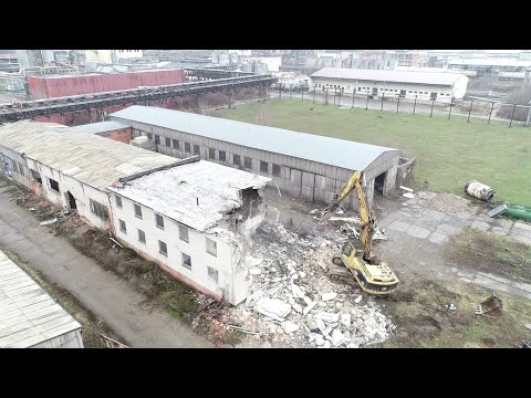 Demolácia objektov Diakol Chemko Strážske