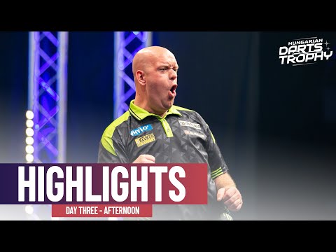 STATEMENT MADE! 🤝 | 2025 Hungarian Darts Trophy | Day Three Afternoon Highlights