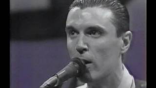 Talking Heads - Burning Down the House live and Interview -  Letterman 1983 (Higher Quality)
