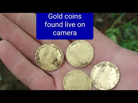 metal Detecting equinox finds gold coins in the woods amazing finds dug live